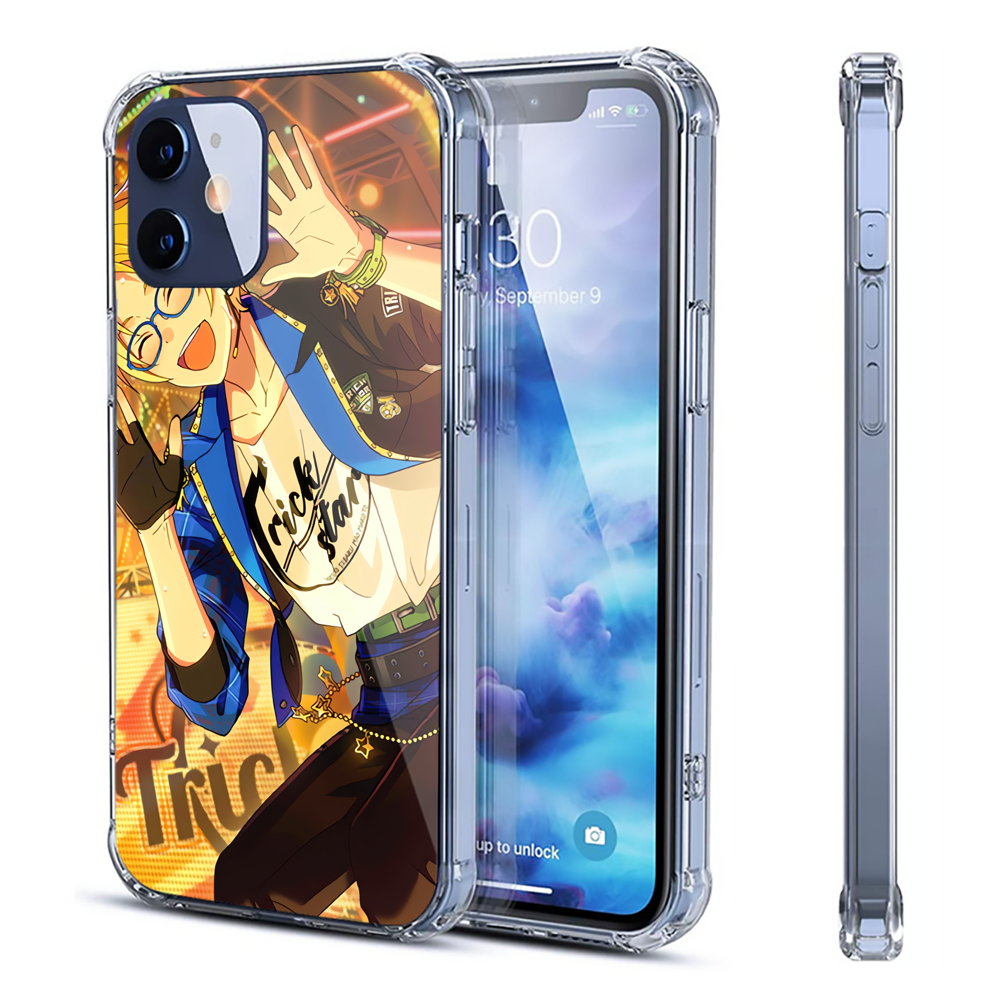 （画像用） あんさんぶるスターズ! Ensemble Stars 【iPhone 12シリーズ対応】透明スマホケース（クリアソフトケース）